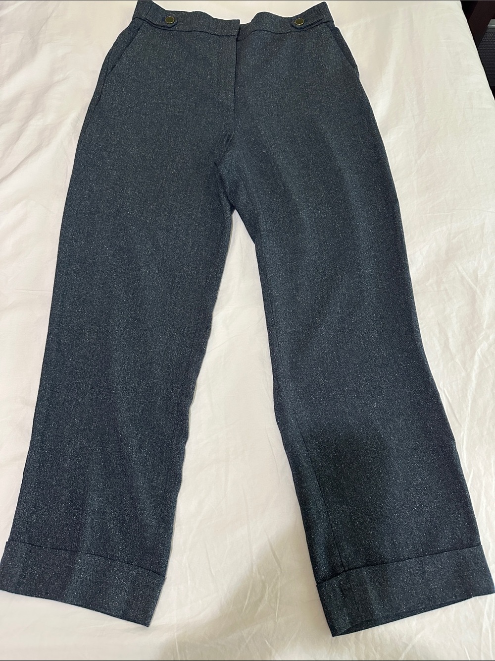 Ann Taylor  Women’s Charcoal Straight-Leg Pants